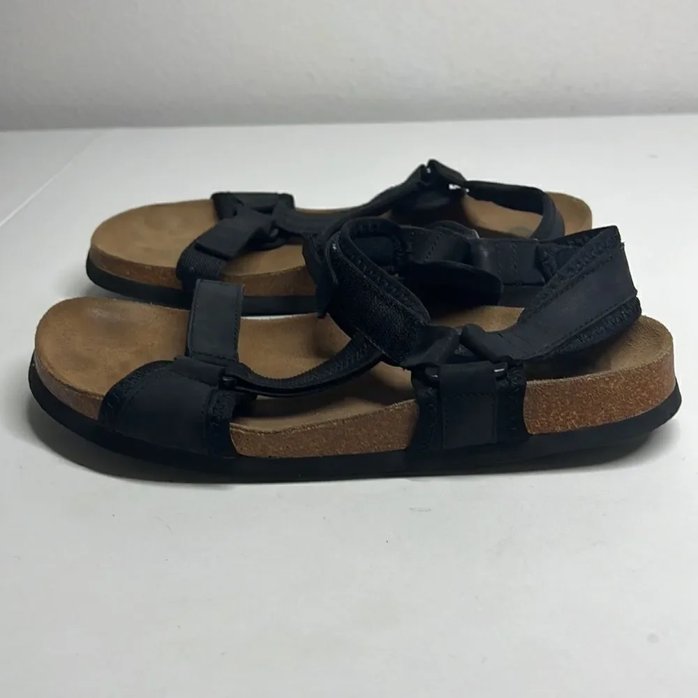 Scholl Heaven Adapta Track Sandals Size 44EU/ 11M Black